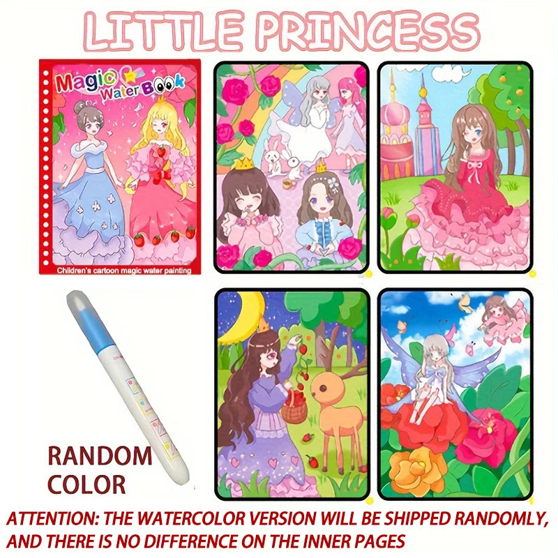 Reusable Magic Water Drawing Book