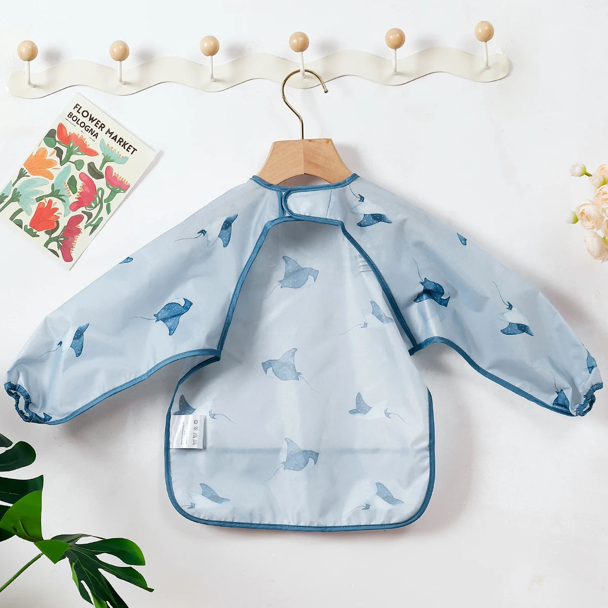 Long Sleeve Waterproof Feeding Bib