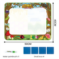 Magic Water Drawing Mat Extra Large Water Doodle Toy Set Painting Board Children Educational Toys Gift for Kids Multiple Size