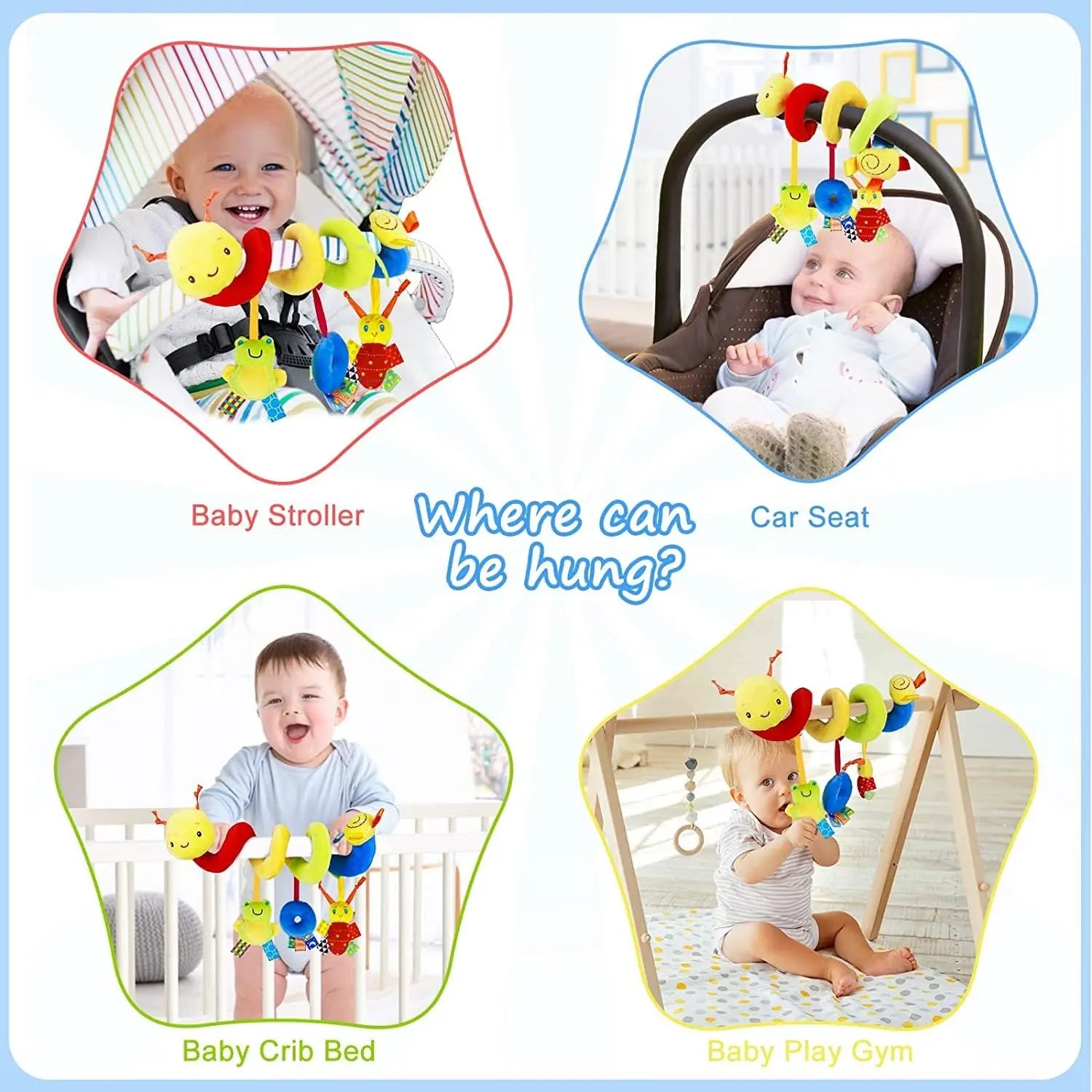 Baby Stroller Spiral Activity Toy