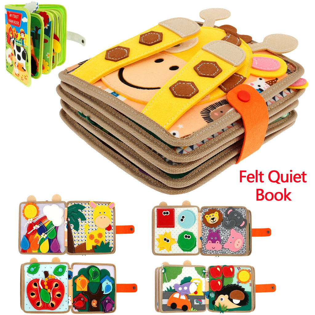 Toddler Soft Activity Quiet Book