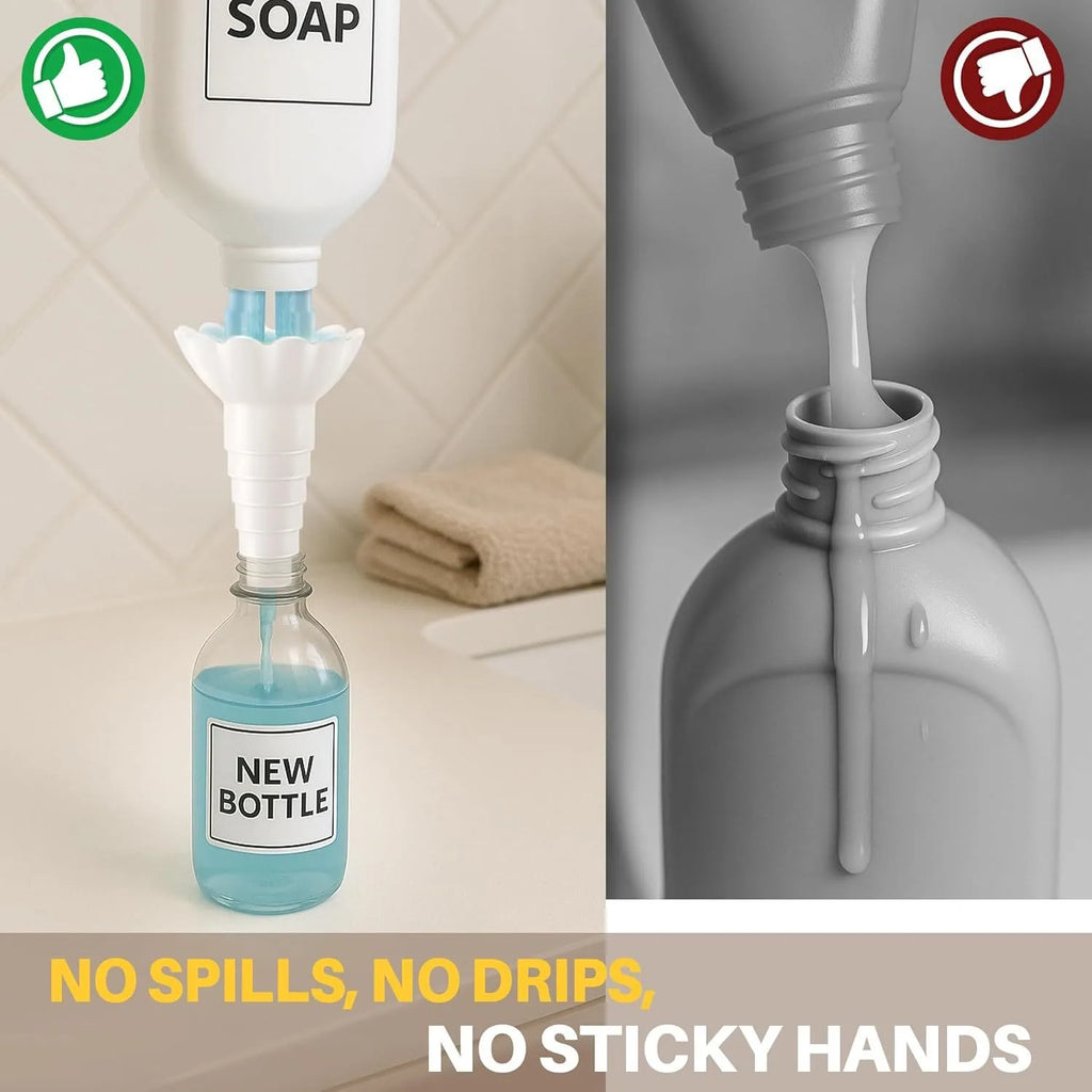 Reusable Bottle Transfer Connector