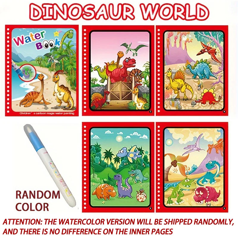 Reusable Magic Water Drawing Book